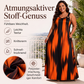 Ärmelloses gestreiftes Kleid für Damen in Übergröße