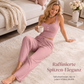 Damen Spitzen-Camisole-Pyjama-Set für den Sommer