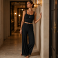 Damen Spitzen-Camisole-Pyjama-Set für den Sommer