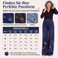 Weite Damenjeans mit Cut-Outs und Metallösen