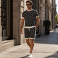 Herren-Freizeit-Oberteil & Shorts im 2er-Set