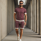 Herren-Freizeit-Oberteil & Shorts im 2er-Set
