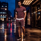 Herren-Freizeit-Oberteil & Shorts im 2er-Set