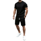 Herren-Freizeit-Oberteil & Shorts im 2er-Set
