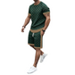 Herren-Freizeit-Oberteil & Shorts im 2er-Set