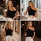 Lässiges One-Shoulder-Oberteil für Damen