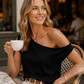 Lässiges One-Shoulder-Oberteil für Damen