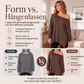 Damen-Carmen-Oberteil mit geteiltem Saum