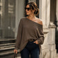 Damen-Carmen-Oberteil mit geteiltem Saum
