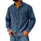 📢📢50%Rabatt!!!🎉✨Herren Retro-Jeanshemd, gewaschen