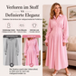 Langarm-Hemdkleid für Damen mit Faltenbund