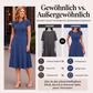 Elegantes geripptes Strickkleid für Damen mit gebürsteter Oberfläche