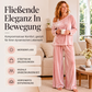📢📢50%Rabatt!!!🎉✨Damen-Off-Shoulder-Oberteil mit weitem Hosenbein als Set