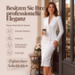 Elegantes asymmetrisches einreihiges Blazerkleid für Damen