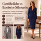 Elegantes asymmetrisches einreihiges Blazerkleid für Damen