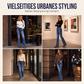 📢📢50%Rabatt!!!🎉🚨 Eilmeldung: 50% endet heute Nacht! Damen High Waist Destroyed Flare Jeans