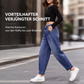 📢📢50%Rabatt!!!🎉🏃‍♀️ Es wird im Akkord weggeschnappt – zögern Sie nicht! Hochtaillierte Harem-Jeans für Damen
