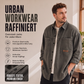 🧥 Utility-Hemd mit langen Ärmeln – Leichter Stoff, bequemer Schnitt & zeitloses Design – Ideal für warme Tage & entspannte Stunden