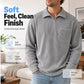 📢📢50%Rabatt!!!🎉✨Herren Freizeit Rippstrick Halbzip Pullover
