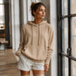 🍂🧥Neue Herbstkollektion – 50 % Rabatt！☕Damen-Kapuzenpullover aus Cord mit Taschen