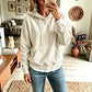 🍂🧥Neue Herbstkollektion – 50 % Rabatt！☕Damen-Kapuzenpullover aus Cord mit Taschen