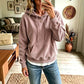 🍂🧥Neue Herbstkollektion – 50 % Rabatt！☕Damen-Kapuzenpullover aus Cord mit Taschen