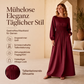 👗🍁Herbst-Favoriten – 50 % Rabatt！☕Gestreiftes Maxikleid für Damen mit elastischer Taille