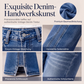 👖💙50 % Rabatt！⭐Weite hochtaillierte Jeans für Damen