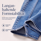 👖💙50 % Rabatt！⭐Weite hochtaillierte Jeans für Damen