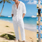 Atmungsaktives Leinen-Strandoutfit für Herren