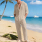 Atmungsaktives Leinen-Strandoutfit für Herren