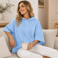 Weites Hoodie mit weiten Ärmeln für Damen, legeres Sweatshirt