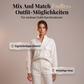 Elegantes Zweiteiler-Set aus langärmligem Oberteil und Hose