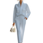 Elegantes Zweiteiler-Set aus langärmligem Oberteil und Hose