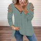 📢📢50%Rabatt!!!🎉🎯 Einfach halber Preis – keine Spiele! Damen Cold-Shoulder T-Shirt mit Reißverschluss