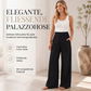 Hochtaillierte Damenhose mit Leopardenmuster