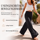 Hochtaillierte Damenhose mit Leopardenmuster