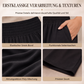 Hochtaillierte Damenhose mit Leopardenmuster