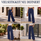 Hochtaillierte Damenhose mit Leopardenmuster