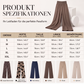 Hochtaillierte Damenhose mit Leopardenmuster