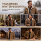 Herren-Casual-Sherpa-Utility-Cargojacke