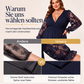 🌤️🛍️Neu für den Herbst – 50 % Rabatt！👗Elegantes Damen-Maxikleid mit V-Ausschnitt und Spitzenapplikationen