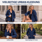 Damen-Freizeitjacke mit Reißverschluss und Kapuze