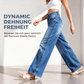 🏷️🎉Herbst Sale – 50 % Rabatt！👖Weite Stretchjeans für Damen