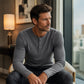 ⭐ 4,9 Sterne – nicht ohne Grund! Henley-Hemd für Herren in Slim-Fit-Passform