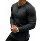 ⭐ 4,9 Sterne – nicht ohne Grund! Henley-Hemd für Herren in Slim-Fit-Passform
