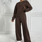 ✨ 50 % RABATT – Damen Zweiteiler Set aus Sweatshirt & Hose | Gemütlicher Komfort trifft auf eleganten Alltagsstil 👚