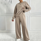 ✨ 50 % RABATT – Damen Zweiteiler Set aus Sweatshirt & Hose | Gemütlicher Komfort trifft auf eleganten Alltagsstil 👚