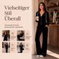 📢📢50%Rabatt!!!🎉✨Damen-Samt-Set mit Reißverschluss-Kapuzenpullover und Schlaghose