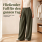 Damen Plisseehosen mit weitem Bein